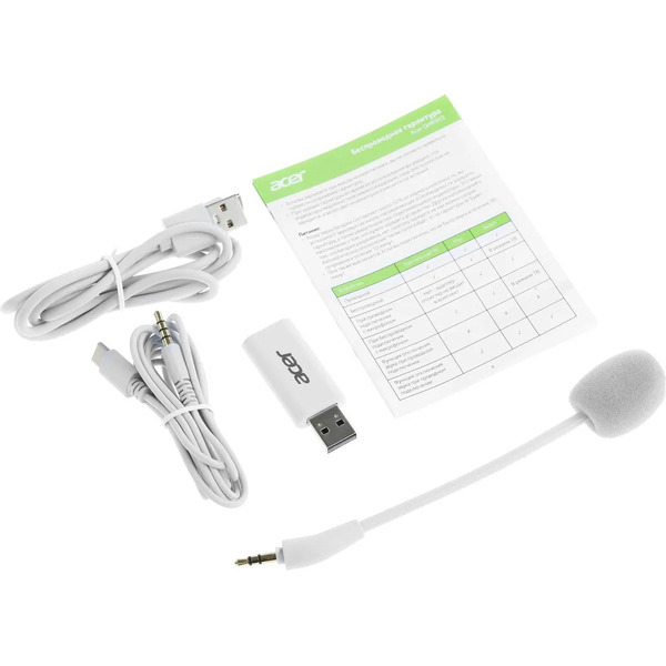 Наушники Acer OHR303 ZL.HDSEE.00A белый