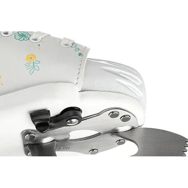 Коньки фигурные Sundays Juliya PW-231D-1I (S, белый/голубой/желтый)