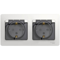 Розетка Systeme Electric Glossa GSL000147 Белый