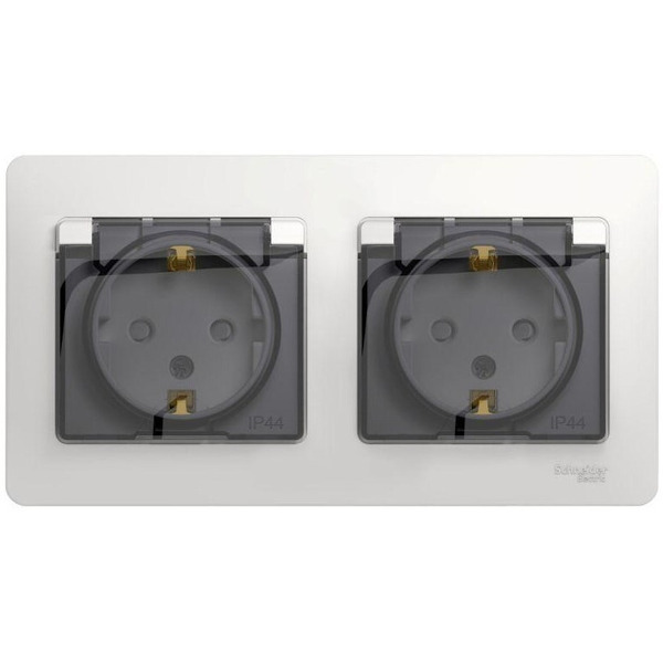 Розетка Systeme Electric Glossa GSL000147 Белый