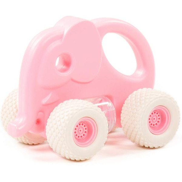 Погремушка Полесье Беби Грипкар Слоник 90256 (розовый)