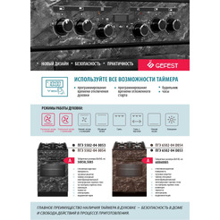 Кухонная плита GEFEST ПГЭ 6502-04 0054