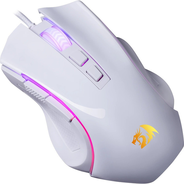 Проводная игровая мышь REDRAGON Griffin белый,RGB,7кнопок,7200dpi (77836)