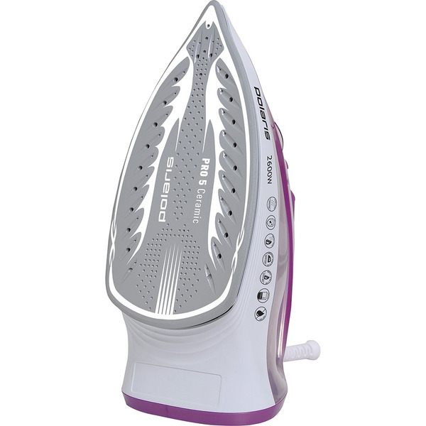 Утюг Polaris PIR 2668AK 3m (розовый/белый)