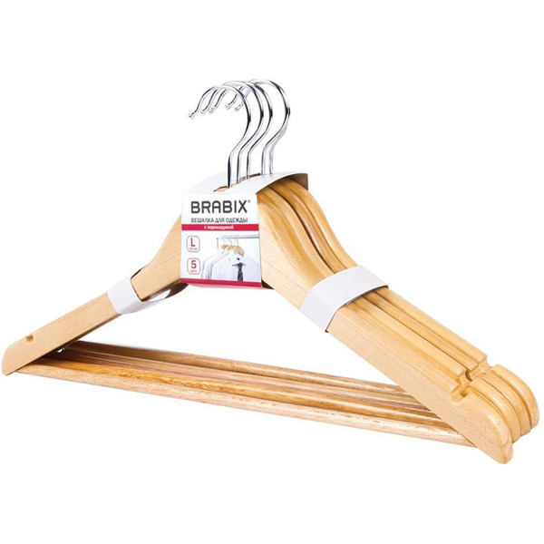 Вешалки-плечики BRABIX 601159 (5 шт)