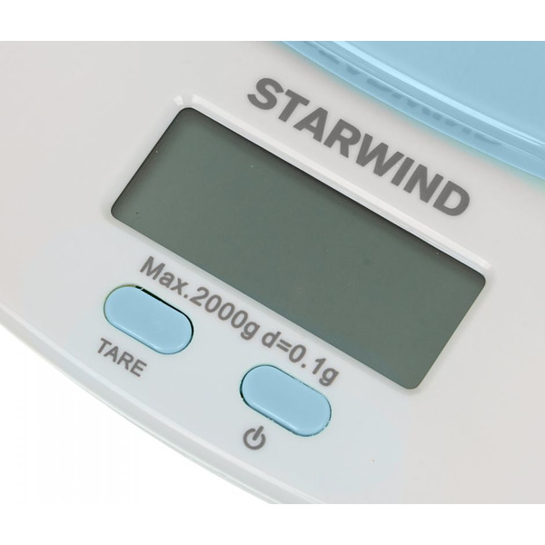 Весы кухонные электронные Starwind SSK2156 (голубой)