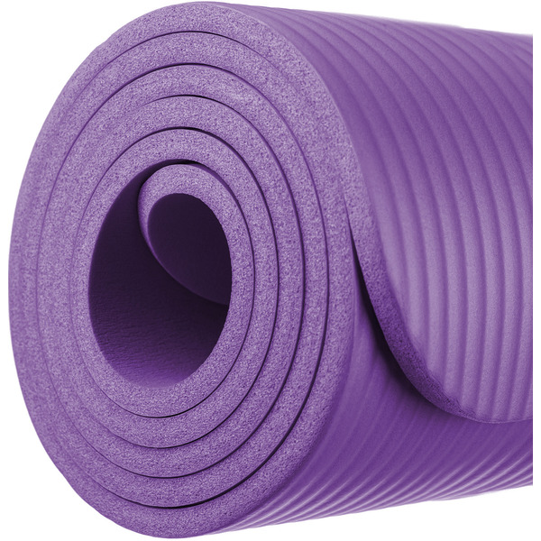 Коврик для йоги и фитнеса Sundays Fitness IR97506 (180x60x1см, фиолетовый)
