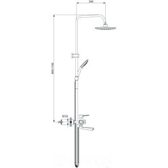 Душевая система ECONOCE EC0407