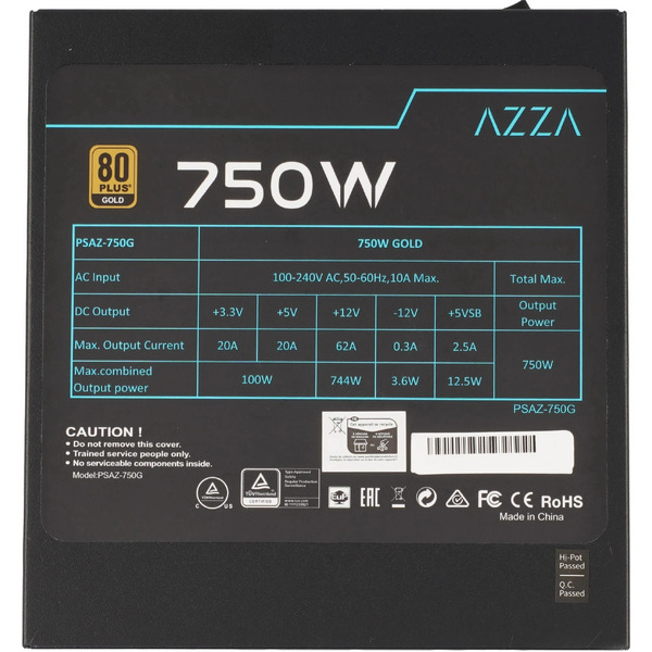 Блок питания AZZA PSAZ-750G