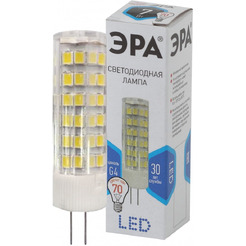 Лампочка ЭРА STD LED JC-7W-220V-CER-840-G4