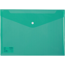 Папка-конверт на кнопке DELI AURORA 5505GREEN