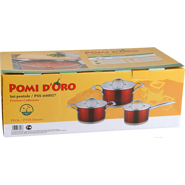 Набор кастрюль Pomidoro Prezioso PSS-640027