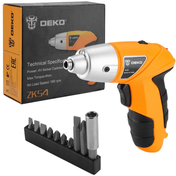 Электроотвертка Deko ZKS4 SET 10 (063-4113)