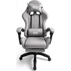 Игровое кресло byroom RG HEALER fabric grey с подставкой для ног BRGF813F/G