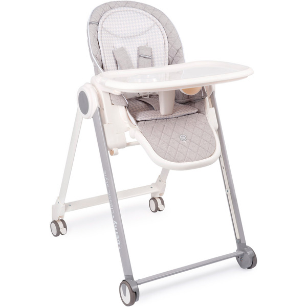 Стул для кормления HAPPY BABY Berny BASIC (light grey)
