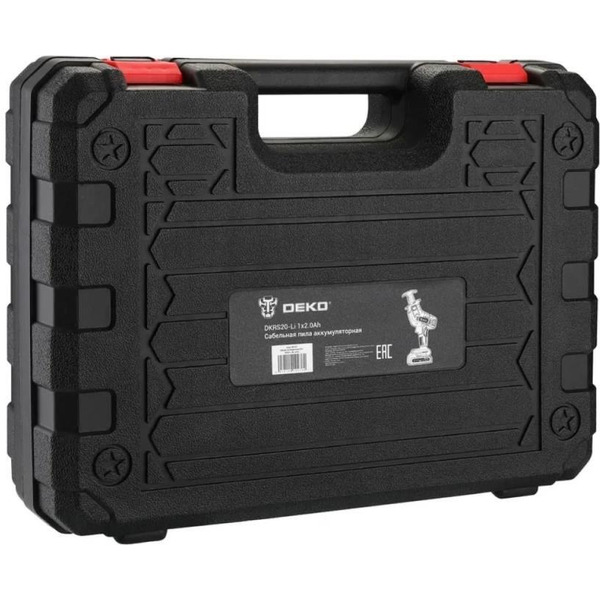 Сабельная пила Deko DKRS20-Li 063-4311 (с 2-мя АКБ, кейс)