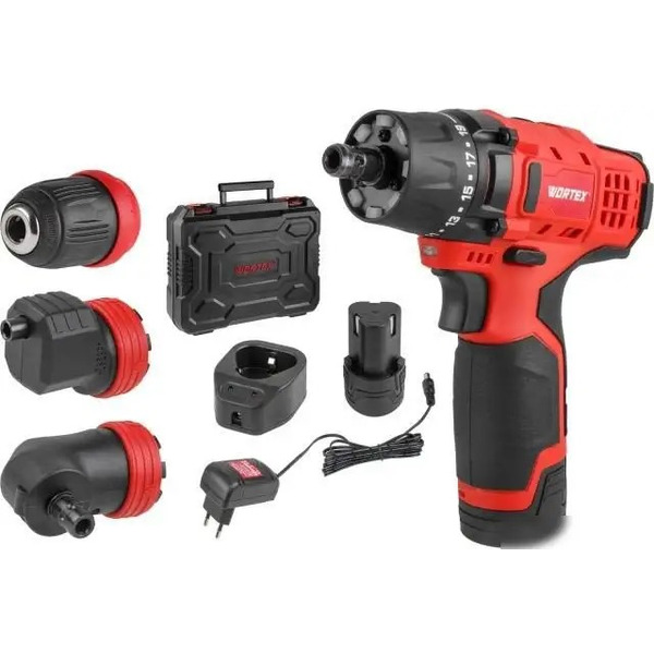 Дрель-шуруповерт Wortex LX BD 1215 Li Set 1326469