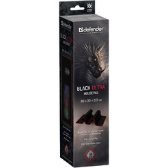Коврик для мыши Defender Black Ultra (50561)