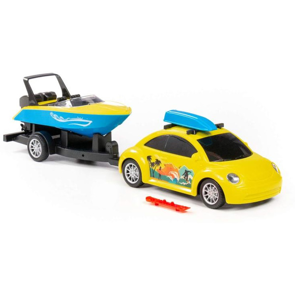 Автомобиль Полесье Турне с катером на прицепе 92540