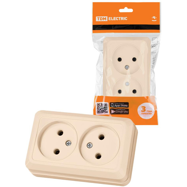 Розетка TDM Electric Ладога SQ1801-0018