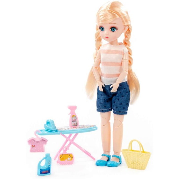 Кукла Полесье Даша дома + аксессуары (7 элементов) (в коробке №2) 2987