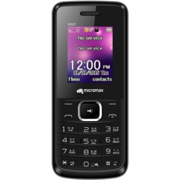 Мобильный телефон MICROMAX  X507, black
