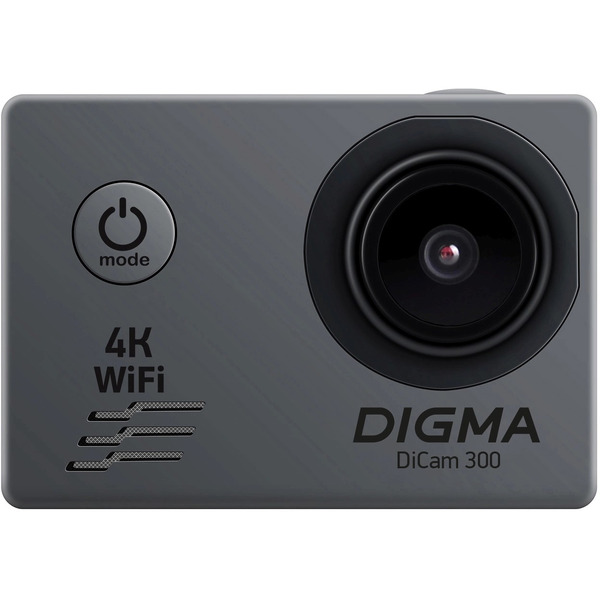 Экшен-камера Digma DiCam 300 (серый)