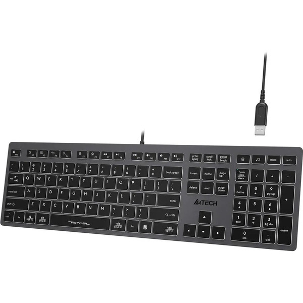 Клавиатура A4Tech Fstyler FX60H (белая подсветка)