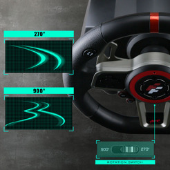 Игровой руль FlashFire Suzuka ES900R