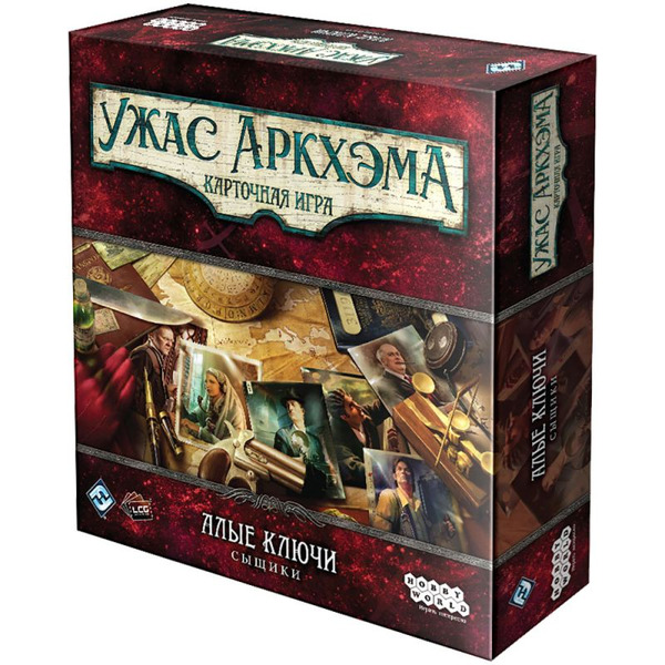 Настольная игра Hobby World 915552 Ужас Аркхэма Карточная игра : Алые ключи: Сыщики
