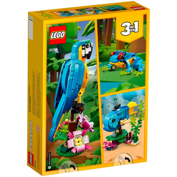 Конструктор LEGO Creator 31136 Экзотический попугай