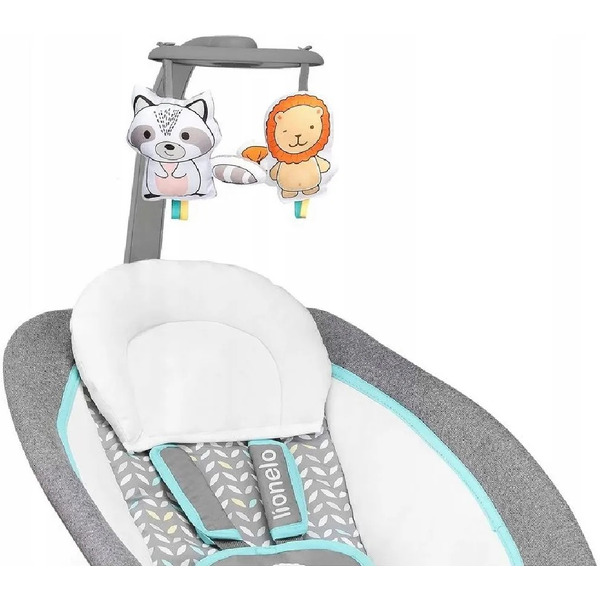 Детский шезлонг Lionelo Pascal (Grey Scandi)