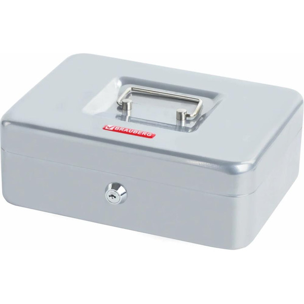Кэшбокс BRAUBERG Safe 291059 (серебристый)