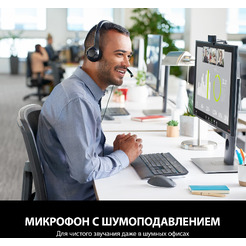 Гарнитура LOGITECH Computer Headset H390 (L981-000406)