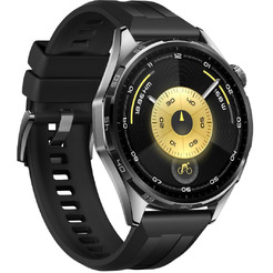 Смарт-часы HUAWEI Watch GT 6 46mm (ATM-B19) черный, с черным ремешком из фторэластомера