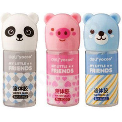 Клей канцелярский DELI Звери (6353)