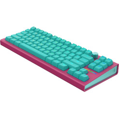 Клавиатура IO by Red Square Type 84 g3ms Sapphire V2 (бирюзовый/розовый)