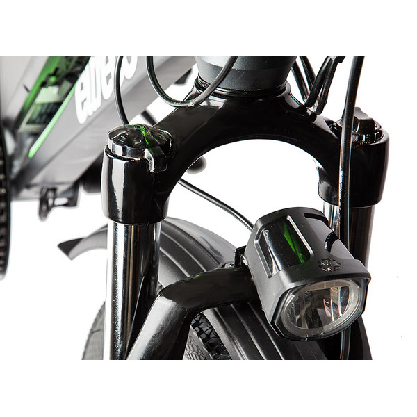 Велогибрид Eltreco XT 850 (серый/зеленый)