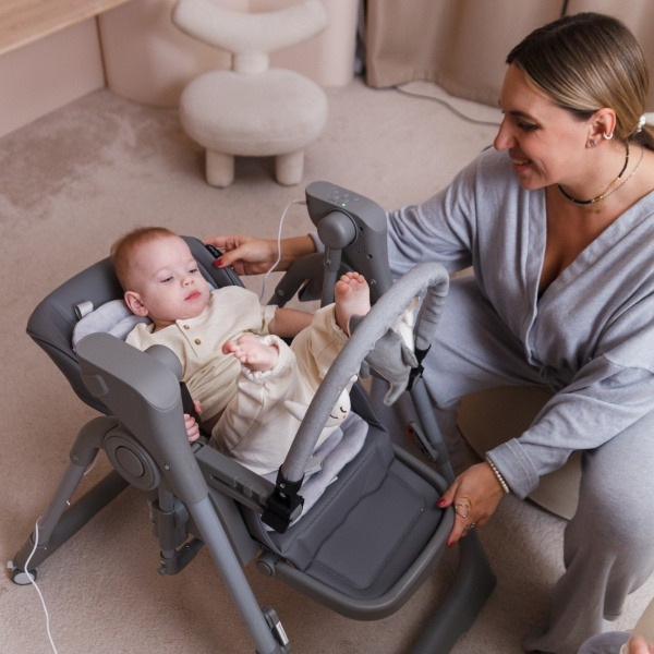 Стульчик для кормления Martin Noir Cloud (stitch grey)
