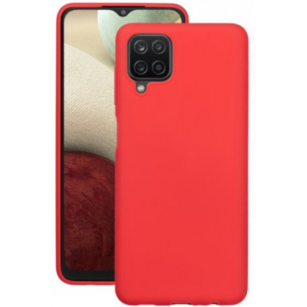 Накладка Case Matte Lux для Samsung Galaxy A12 / Galaxy M12 (Красный)