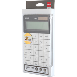 Калькулятор DELI 1589WHITE