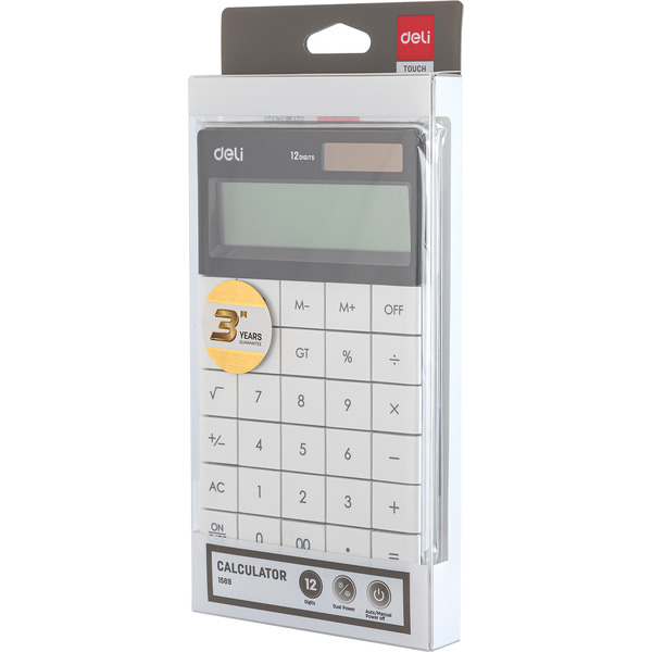 Калькулятор DELI 1589WHITE