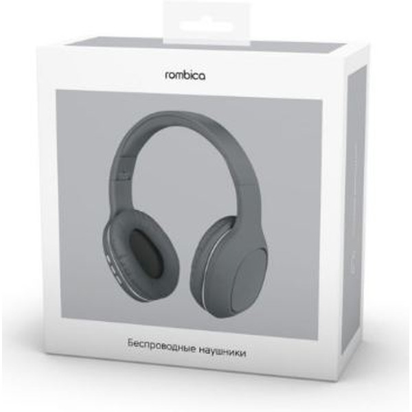 Наушники с микрофоном ROMBICA MySound BH-04 (серый)