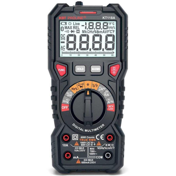 Мультиметр цифровой КВТ 79126 KT 118A серия PROLINE