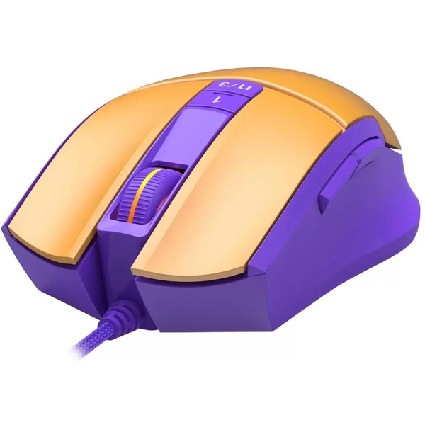 Мышь A4Tech Bloody L65 Max (желтый/фиолетовый)