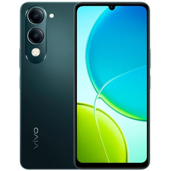 Смартфон vivo Y04 4GB/128GB (малахитовый черный)