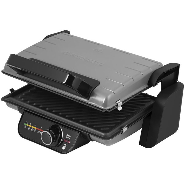 Гриль электрический MAUNFELD MGE2000GR серый