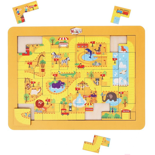 Развивающая игра Mapacha Прогулка по зоопарку 962205