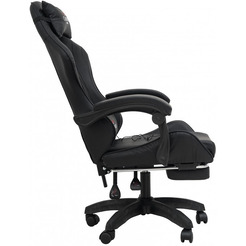 Игровое кресло Calviano 1583 (черное, вибромассажное)