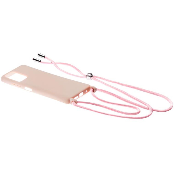 Бампер Bingo Lanyard для Samsung Galaxy A03s (персиковый)